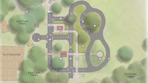 Bike skills park makes progress