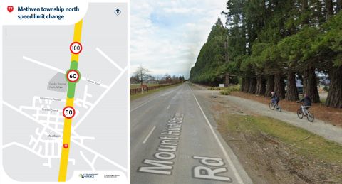 NZTA: SH77 speed changes at Methven from 19 July